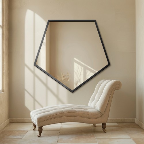 Zrcadlo geometrického tvaru...