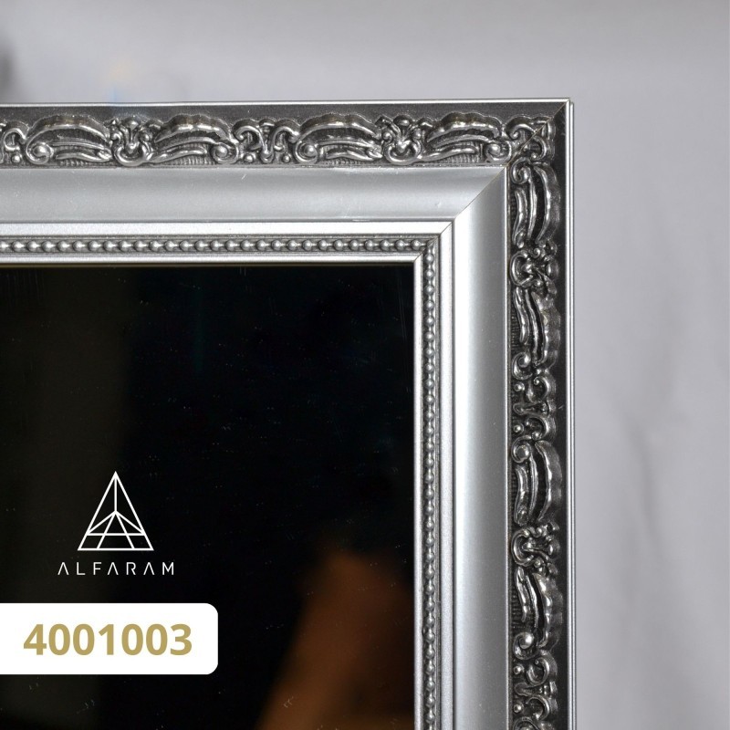 Stojící zrcadlo v ozdobném dřevěném rámu - 4001 - barva rámu dle vašeho výběru