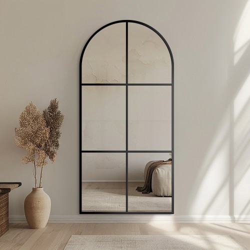 Zrcadlo v podkroví s MDF...