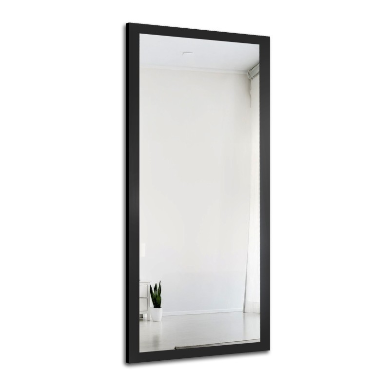 Velké zrcadlo v jednoduchém elegantním dřevěném rámu - 4501 - barva rámu podle vašeho výběru
