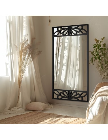 Obdélníkové zrcadlo s prolamovaným...