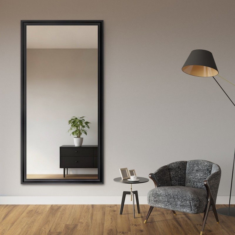 Zrcadlo Glamour v sytě bílém rámu - 6004004