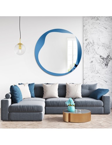 Nepravidelné modré zrcadlo – ICY BLUE