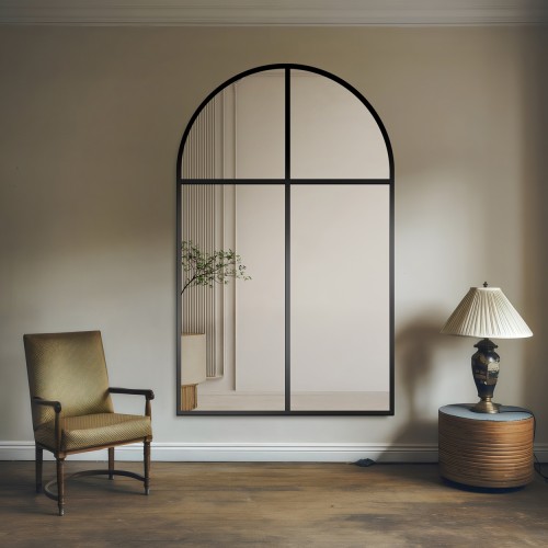 Poloviční oválné zrcadlo se...