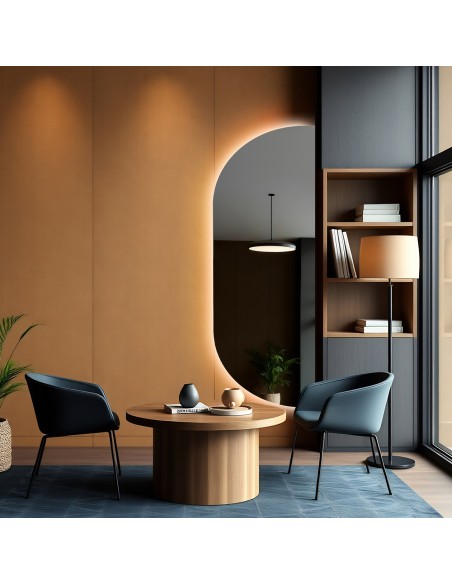 Zrcadlo nepravidelného tvaru s podsvícením - NOE LED