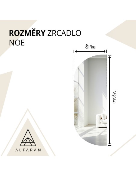 Zrcadlo nepravidelného tvaru - NOE