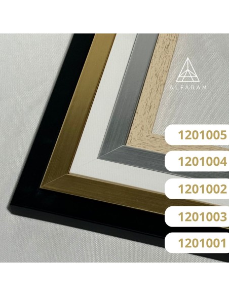 Obdélníkové zrcadlo v minimalistickém černém rámu - 1201 - barva rámu dle vašeho výběru