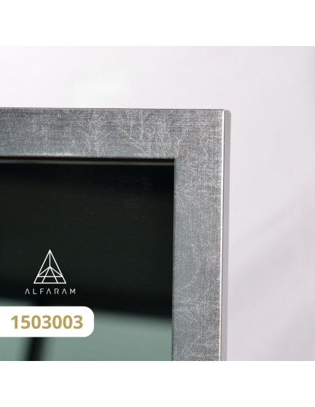Zrcadlo v černém rámu s osvětlením - 1503 LED - na míru