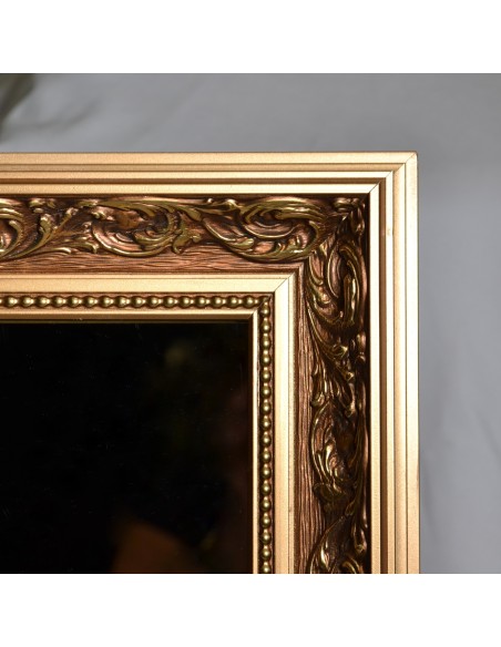 Luxusní nástěnné zrcadlo v ornamentálním rámu s postaršeným sklem – GUSTAV SILVER