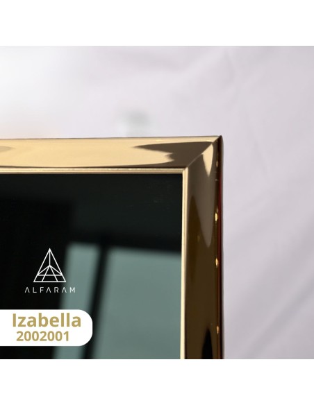 Zrcadlo se zrcadlovým rámem ve zlatém lesku - IZABELLA ZLATÁ