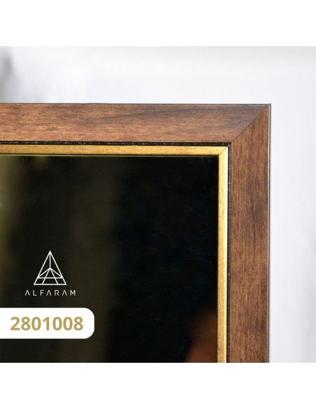 Stojící šatní zrcadlo v elegantním dřevěném rámu - 2801 - barva rámu dle vašeho výběru