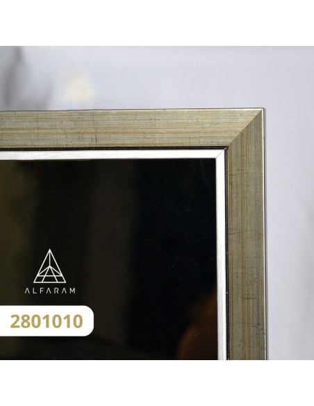 Stojící šatní zrcadlo v elegantním dřevěném rámu - 2801 - barva rámu dle vašeho výběru