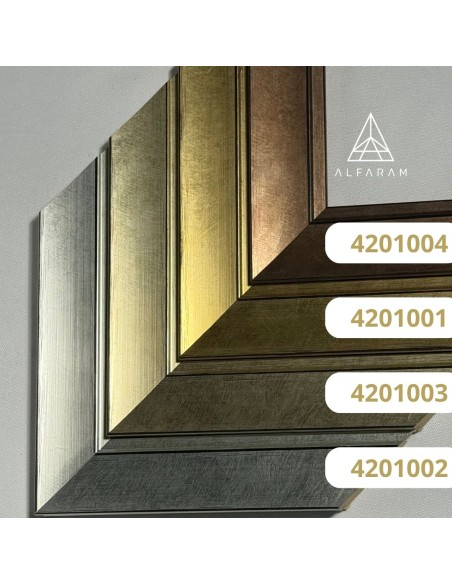 Zrcadlo v elegantním moderním rámu - 4201 - barva rámu podle vašeho výběru