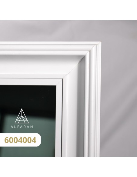 Zrcadlo Glamour v sytě bílém rámu - 6004004