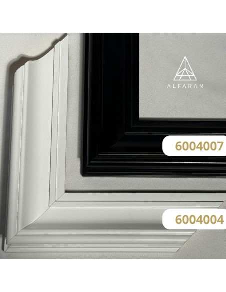 Zrcadlo Glamour v sytě bílém rámu - 6004004
