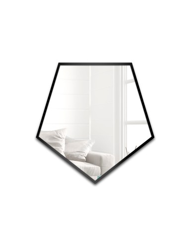 Zrcadlo geometrického tvaru v rámu –...