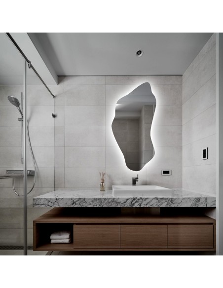 Zrcadlo nepravidelného tvaru s podsvícením - PIENA LED