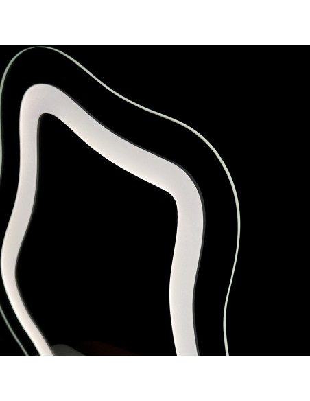 Kosmetické zrcátko s pískovaným podsvícením - FLOW LED PETITE