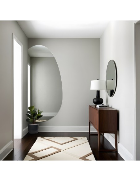 Organicky tvarované zrcadlo – TURMALIN