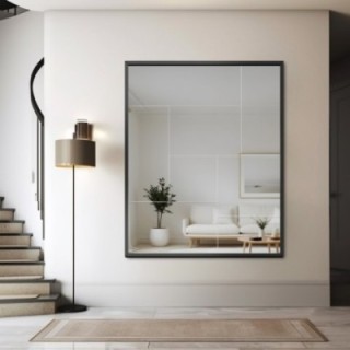 Moderní zrcadlo od Mirrors - TETRIS - v krásném černém rámu