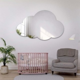 Zrcadlo do dětského pokoje ve tvaru mráčku – CLOUD