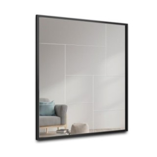 Moderní zrcadlo od Mirrors - TETRIS - v krásném černém rámu