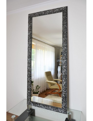 Zrcadlo Glamour v bohatém grafitovém... Zrcadlo Glamour v bohatém grafitovém...