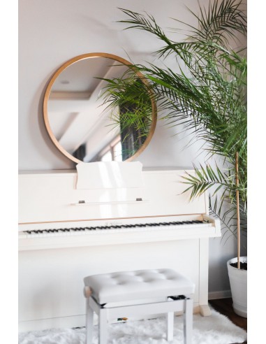 Kulaté zrcadlo v černém matném mdf...