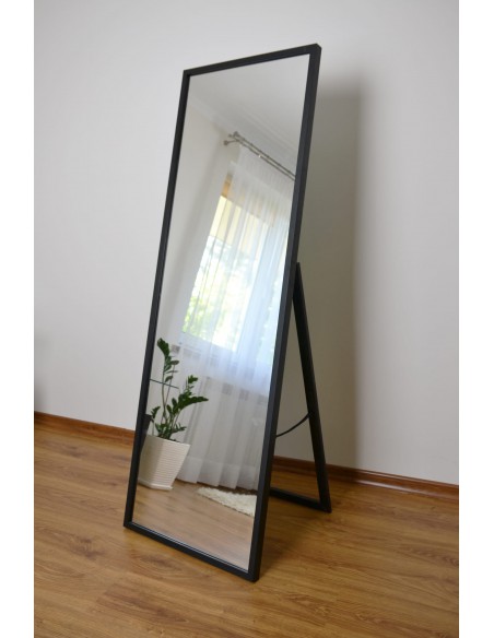 Stojací zrcadlo do šatny v tenkém dřevěném rámu - 3005 - barva rámu dle vašeho výběru