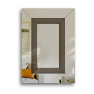 Dekorativní dvoubarevné glamour zrcadlo - INES