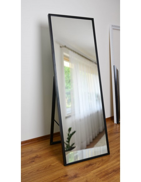 Stojací zrcadlo do šatny v tenkém dřevěném rámu - 3005 - barva rámu dle vašeho výběru