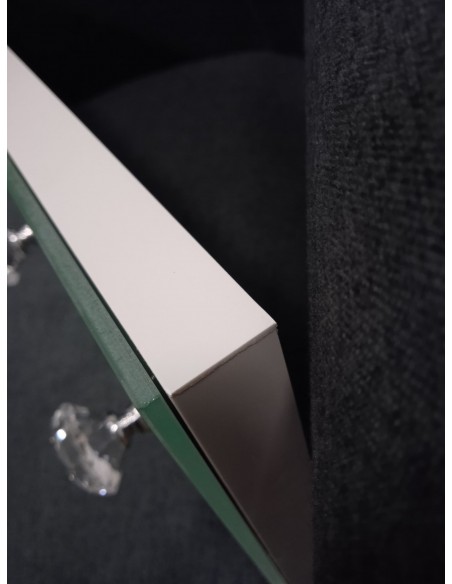 Zrcadlový nástěnný věšák na oblečení 15x70