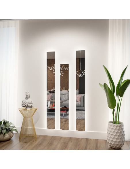 Sada asymetrických nástěnných zrcadel - ASYM