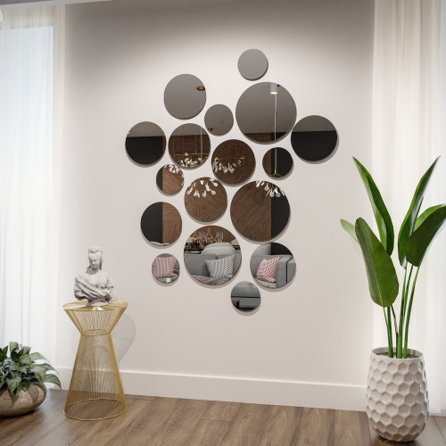 Sada kulatých leštěných...