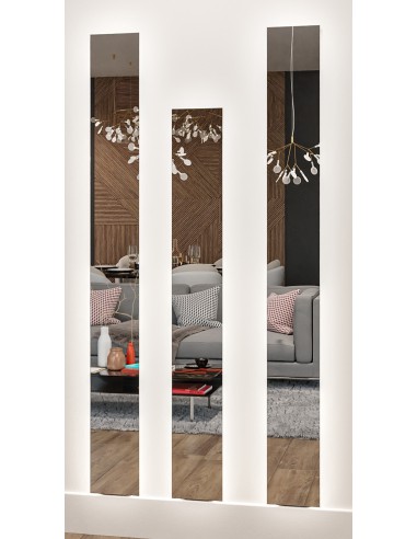 Sada asymetrických nástěnných zrcadel...