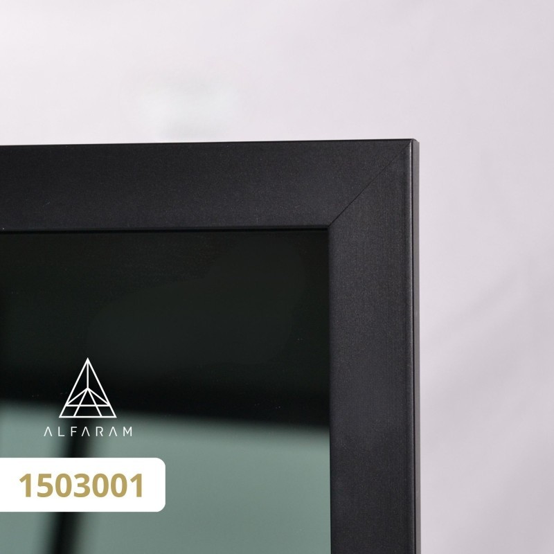 Zrcadlo v černém rámu s osvětlením - 1503 LED III - výběr barvy rámu