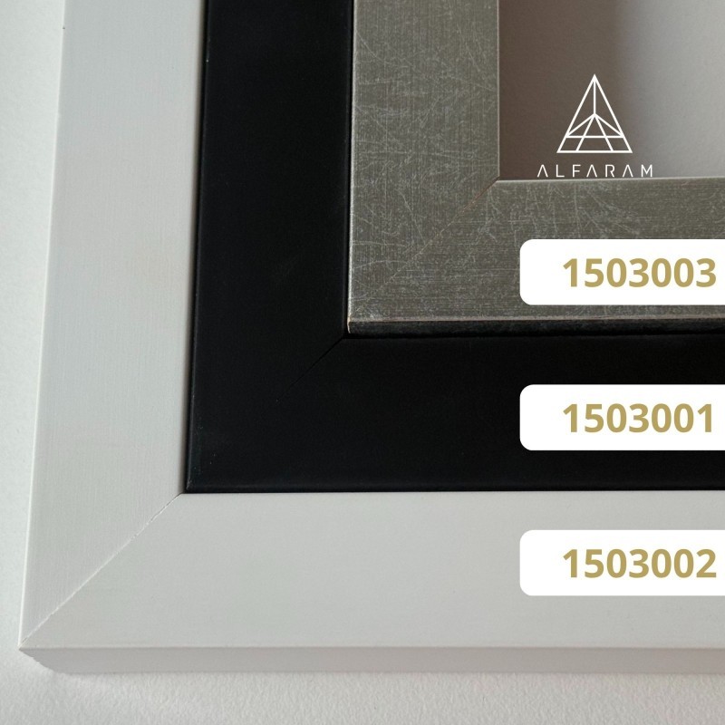 Moderní zrcadlo v rámu s výřezem pro skříňku s LED podsvícením 1503