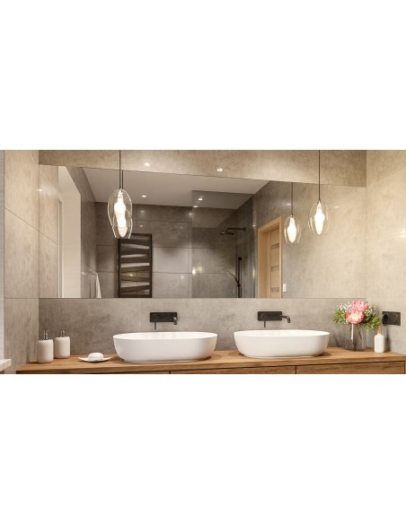 Velké obdélníkové zrcadlo do koupelny - AGIS