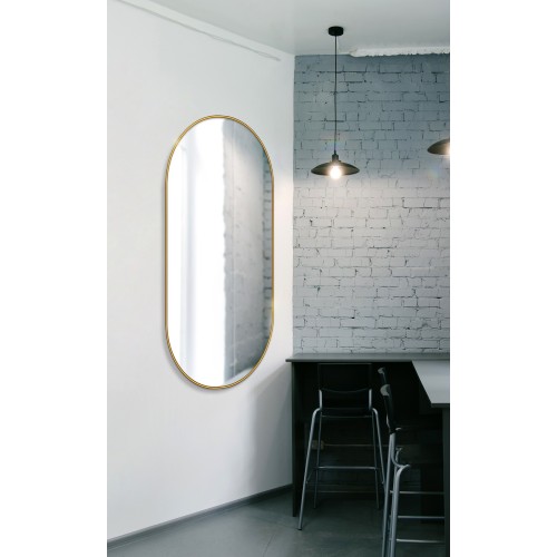 Oválné zrcadlo ve zlatém... 2