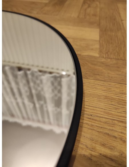 Kulaté zrcadlo v bílém rámu MDF SLIM - OTYLIA - barva rámu dle vašeho výběru