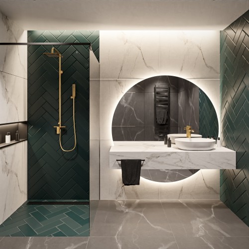 Kulaté koupelnové zrcadlo... 2