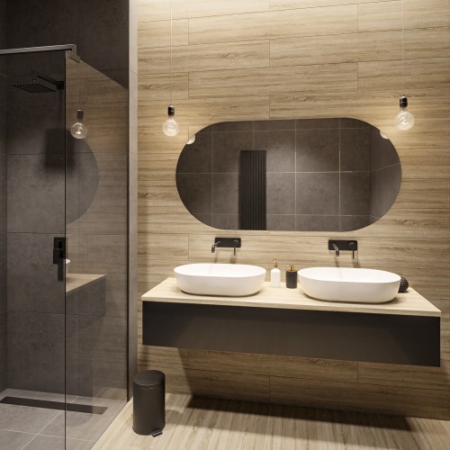 Oválné koupelnové zrcadlo -... 2