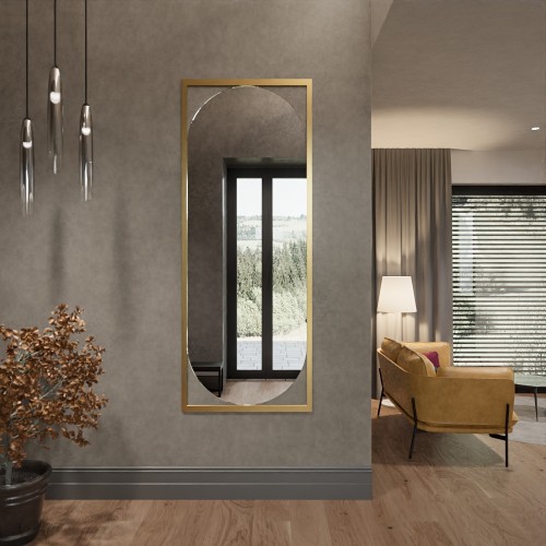 Moderní oválné zrcadlo v... 2