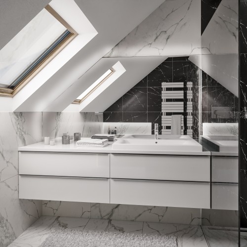 Podkrovní zrcadlo s LED...