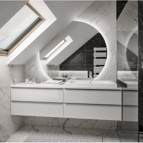 Kulaté zrcadlo do podkroví...