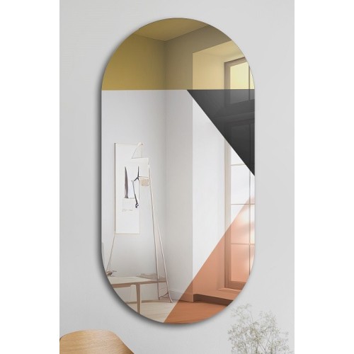 Oválné zrcadlo s ozdobnou... 2