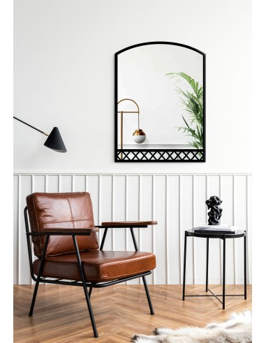 Zrcadlo na půdním okně s tyčemi z MDF...