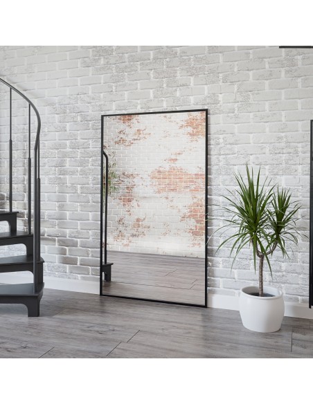 Moderní velké nástěnné zrcadlo v dřevěném rámu - 1503 - barva rámu dle vašeho výběru