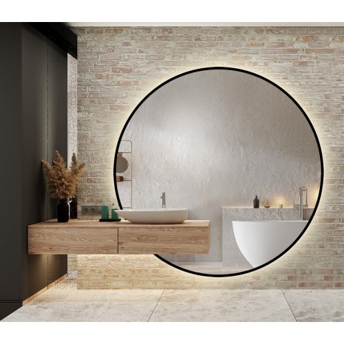 Kulaté led zrcadlo na míru...