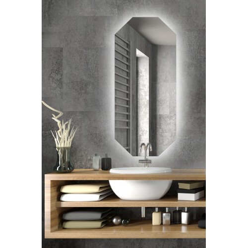 Osmiúhelníkové zrcadlo s...